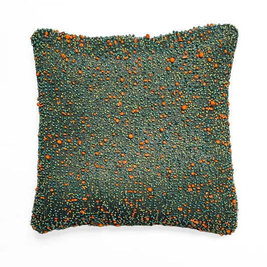 Aoibh Mesh Stone Silk Throw Pillow