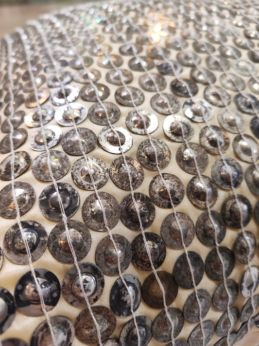 Hand Beaded Drum Pillow