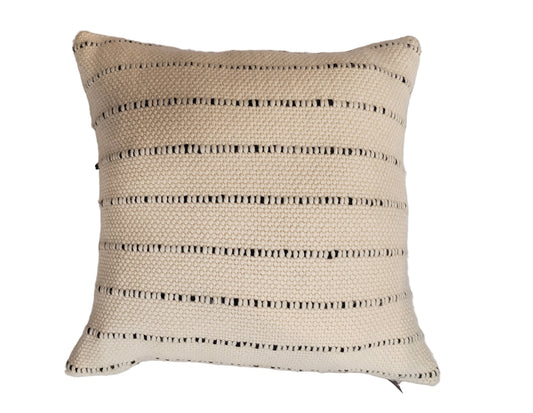 Stripped White throw pillow