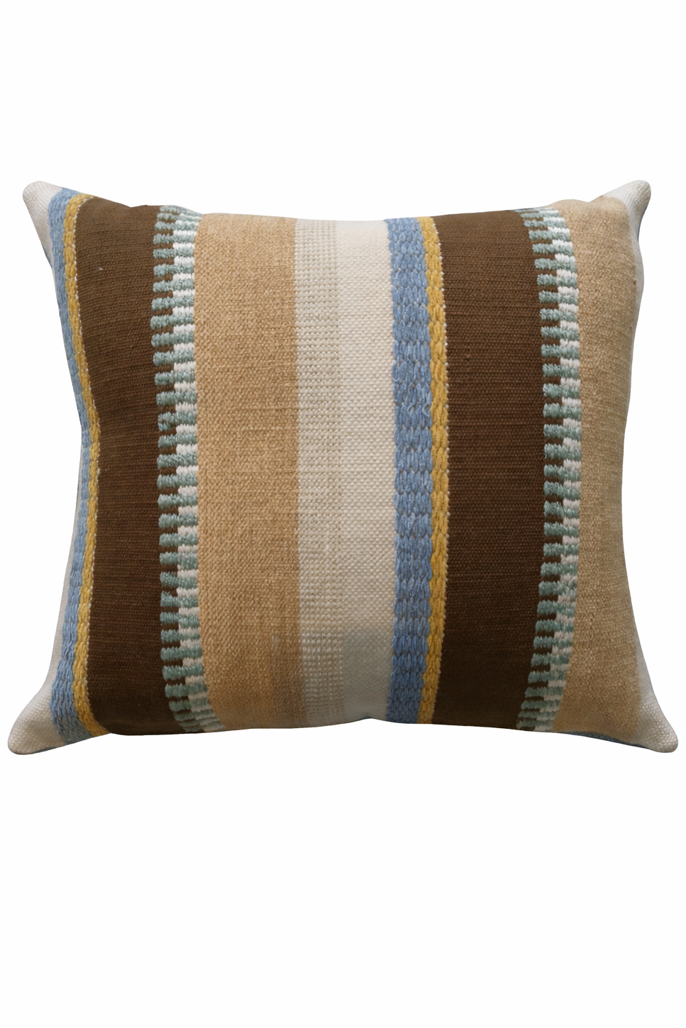 blue yellow brown white khaki stripes