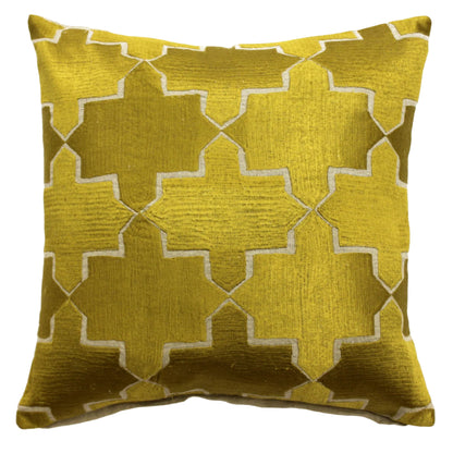 Newcastle Outlined Embroidered Throw Pillow