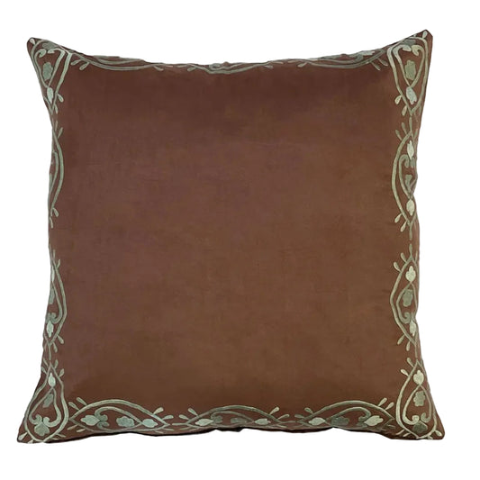 Heritage Scroll Border Pillow