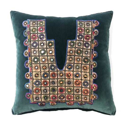 Square Velvet Throw Pillow