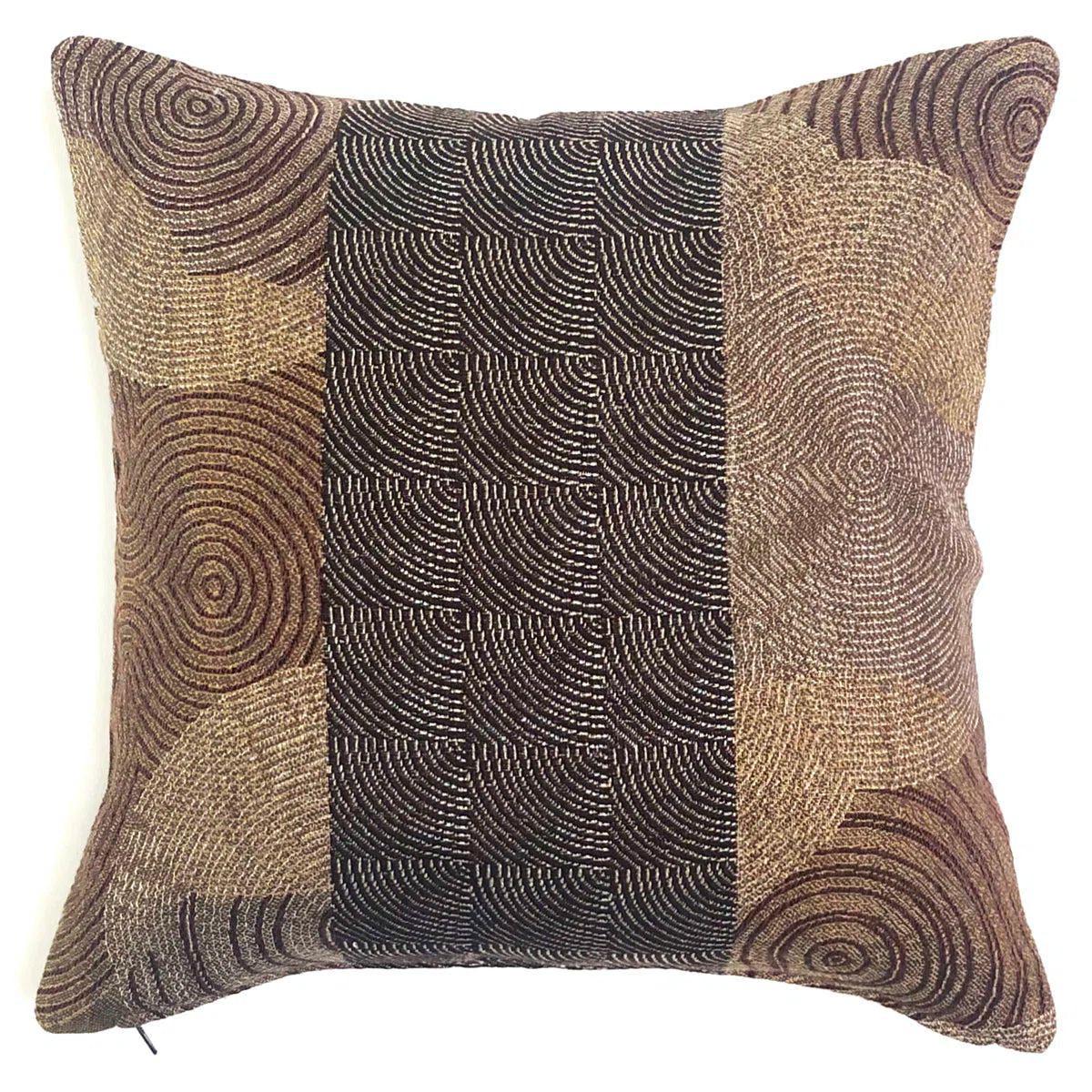 Circles Wool Throw Pillow