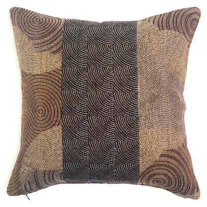 Circles Wool Throw Pillow