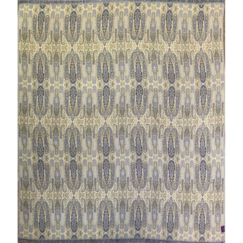 Paisley Woven Cotton Throw