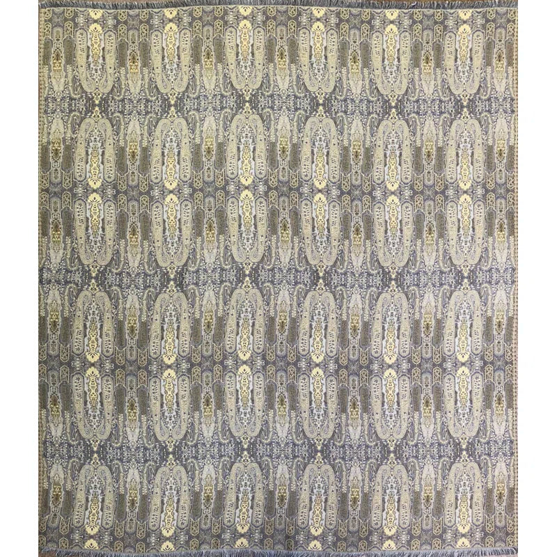 Paisley Woven Cotton Throw