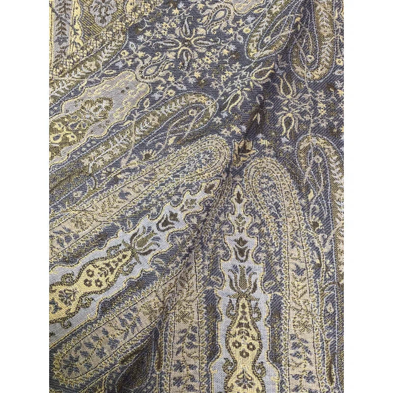 Paisley Woven Cotton Throw