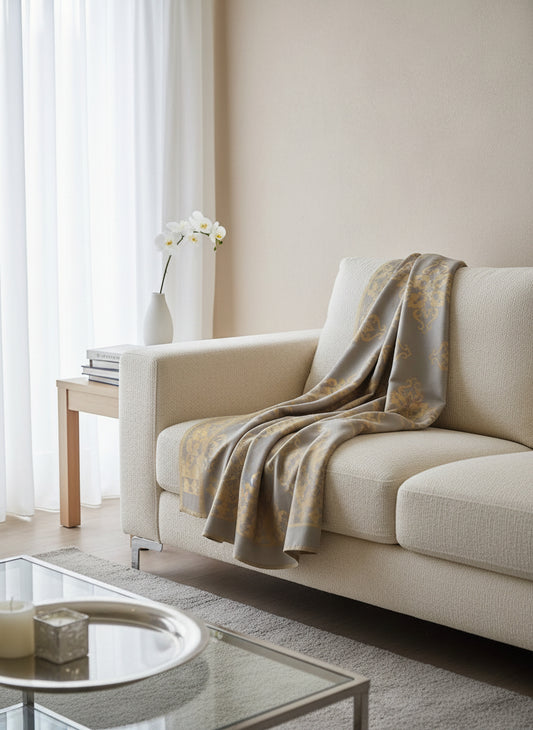 Arabesque Wool Throw