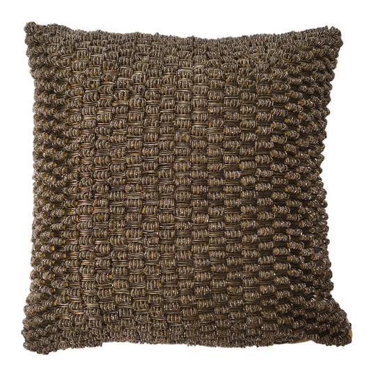Heavy loop Beaded Pillow