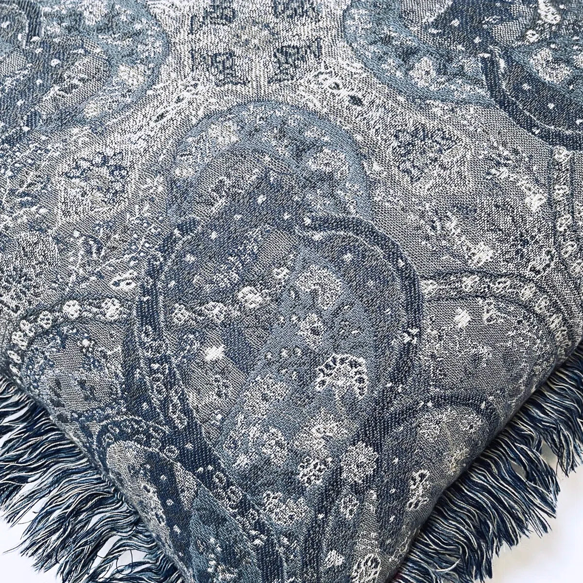 Blue Damask